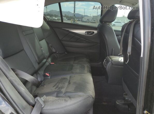 JN1EV7BP7MM702988 2021 INFINITI Q50 Black უკანა სავარძლების ხედი