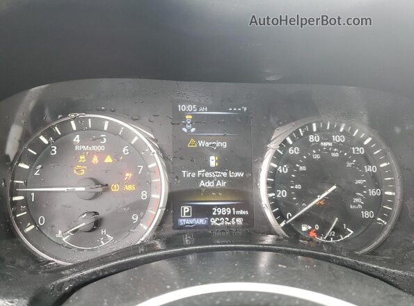 JN1EV7BP7MM706667 2021 INFINITI Q50 Серый Вид щитка приборов