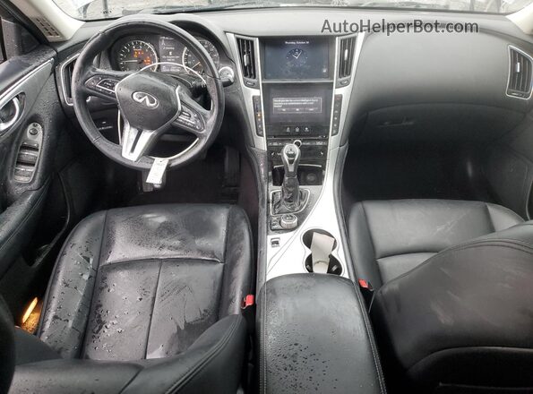 JN1EV7BP7MM706667 2021 INFINITI Q50 Серый Вид панели приборов