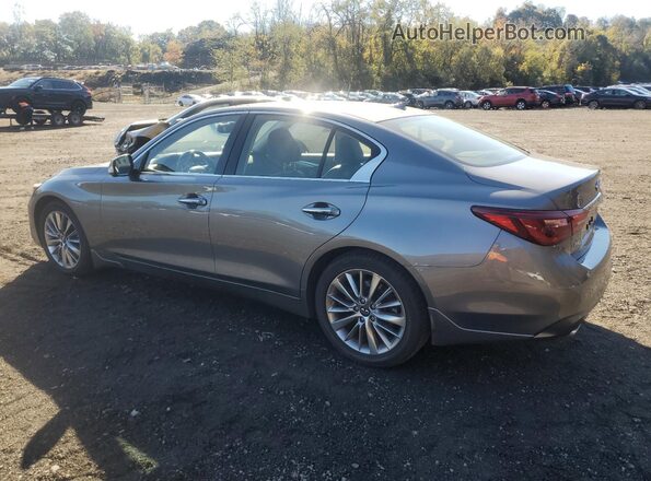 JN1EV7BR4MM755083 2021 INFINITI Q50 Gray Rear left