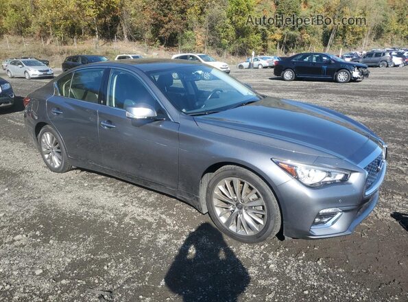 JN1EV7BR4MM755083 2021 INFINITI Q50 Gray Front right