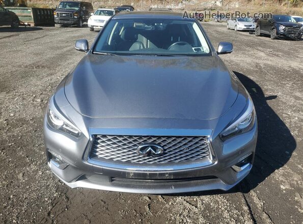 JN1EV7BR4MM755083 2021 INFINITI Q50 Gray Front view