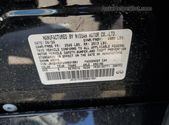 JN1EV7CP2RM601881 2024 INFINITI Q50 Black 