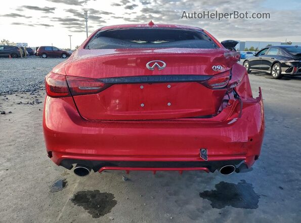 JN1EV7CP9PM511141 2023 INFINITI Q50 Red Widok z tyłu