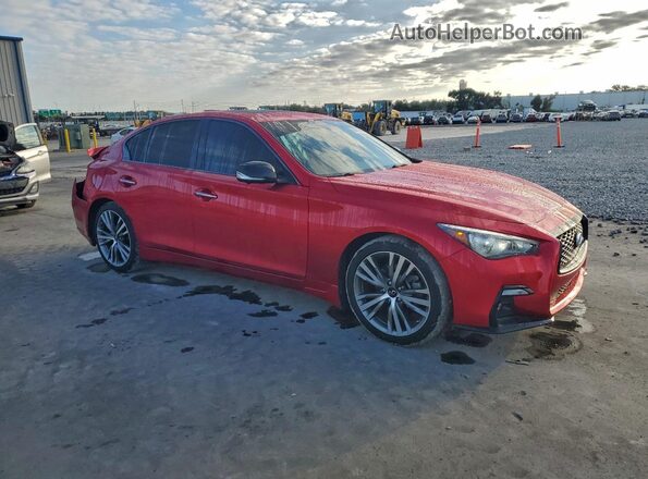 JN1EV7CP9PM511141 2023 INFINITI Q50 Red Przód prawy