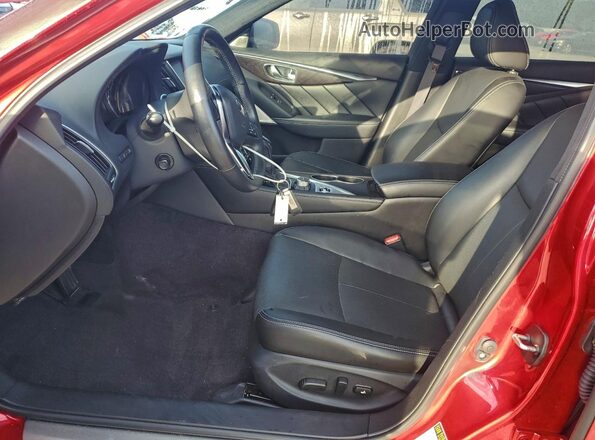 JN1EV7CP9PM511141 2023 INFINITI Q50 Red Widok wnętrza z przodu