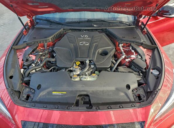 JN1EV7CP9PM511141 2023 INFINITI Q50 Red Widok wnętrza z tyłu