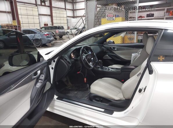 JN1EV7EK2LM340101 2020 INFINITI Q60 White Front interior view