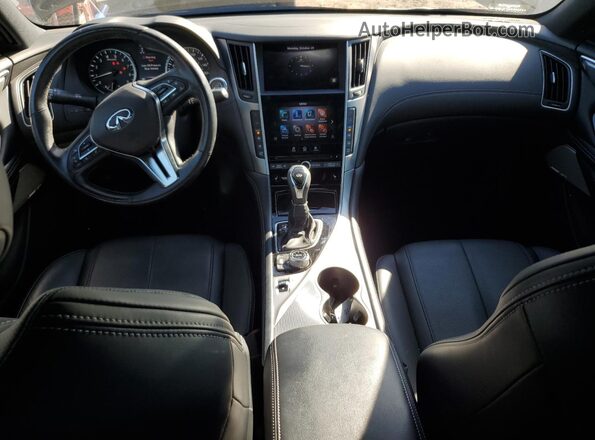 JN1EV7KK5MM410163 2021 INFINITI Q60 Black Dashboard view