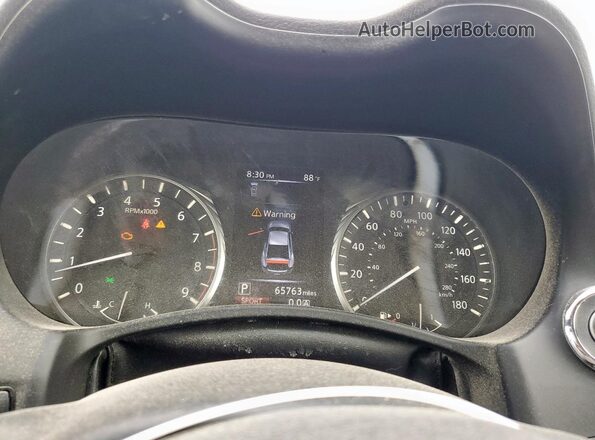 JN1EV7KK6MM410799 2021 INFINITI Q60 Синий Вид щитка приборов
