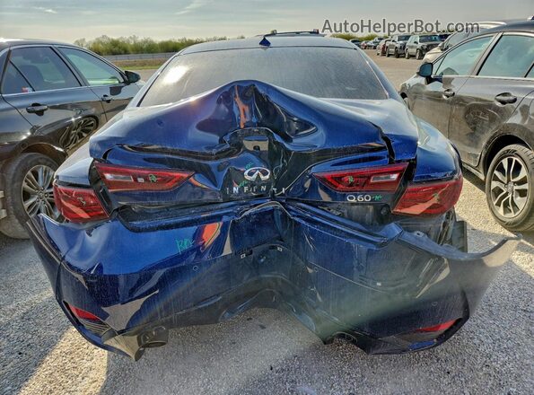 JN1EV7KK6MM410799 2021 INFINITI Q60 Синий Вид сзади