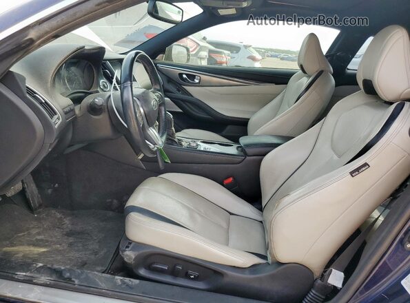 JN1EV7KK6MM410799 2021 INFINITI Q60 Синий Вид салона спереди