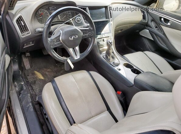 JN1EV7KK6MM410799 2021 INFINITI Q60 Синий Вид панели приборов