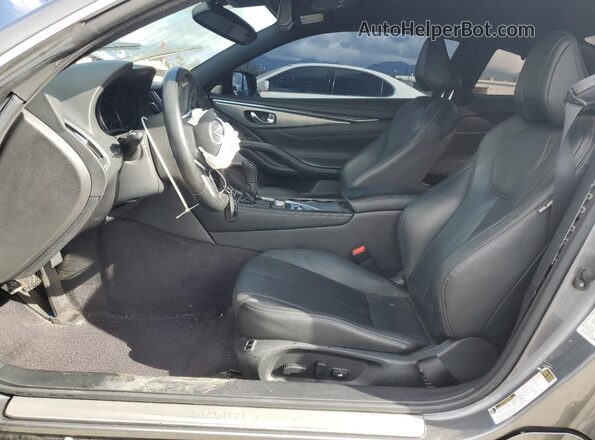 JN1EV7KKXMM410675 2021 INFINITI Q60 Gray Front interior view