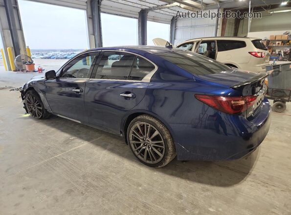 JN1FV7AR3JM481327 2018 INFINITI Q50 Blue Задня ліва чверть