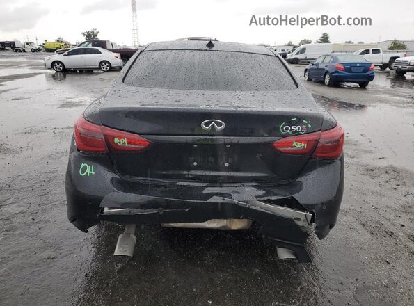 JN1FV7DP5MM850669 2021 INFINITI Q50 Black Rear view