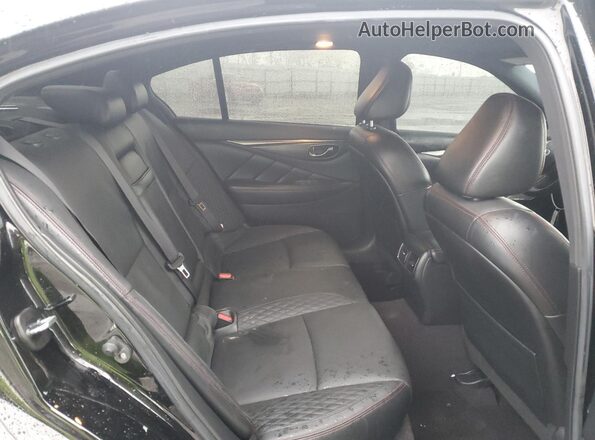 JN1FV7DP5MM850669 2021 INFINITI Q50 Black Rear seats view