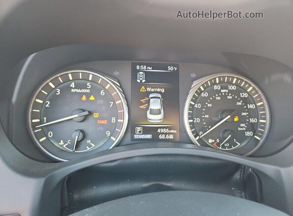 JN1FV7DP9RM660235 2024 INFINITI Q50 Green Widok zestawu wskaźników