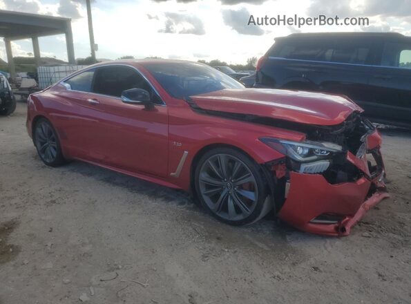JN1FV7EK2KM360206 2019 INFINITI Q60 Red Delantero derecho