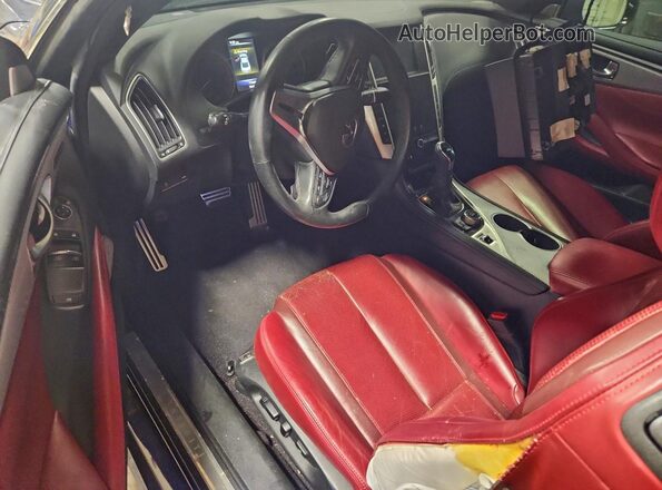JN1FV7EL4HM702370 2017 INFINITI Q60 Синий Вид панели приборов