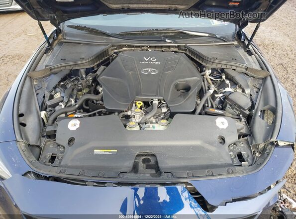 JN1FV7LL2NM680996 2022 INFINITI Q60 Blue Вид ззаду