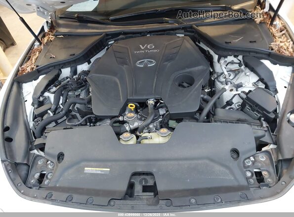 JN1FV7LL8MM560389 2021 INFINITI Q60 White Widok z tyłu