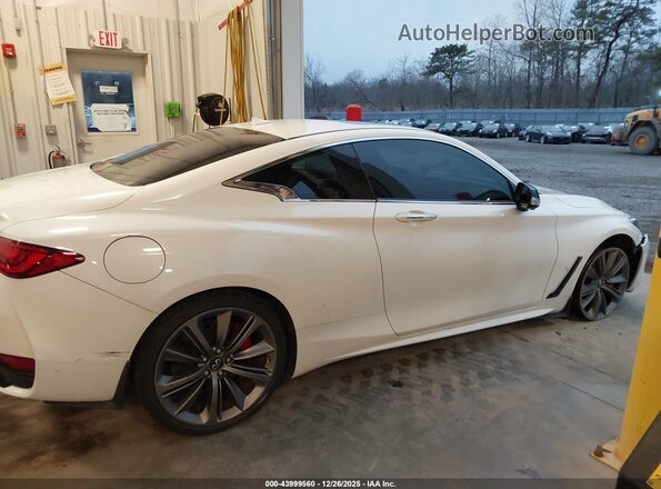 JN1FV7LL8MM560389 2021 INFINITI Q60 White Widok wnętrza z tyłu