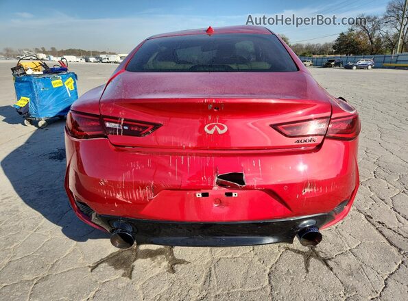 JN1FV7LL9MM560465 2021 INFINITI Q60 Red Вид ззаду