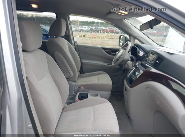 JN8AE2KP2G9156661 2016 NISSAN QUEST Silver Widok wnętrza z przodu