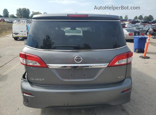 JN8AE2KP3H9168268 2017 NISSAN QUEST Charcoal Vista trasera