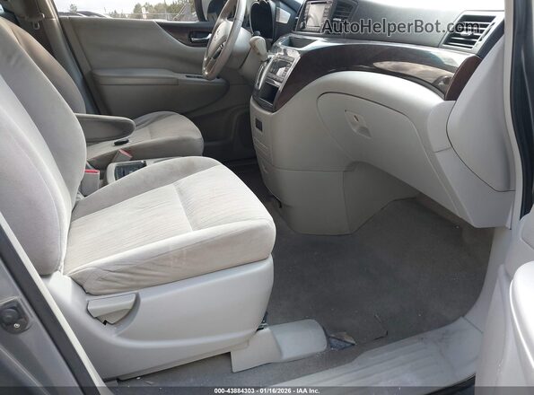 JN8AE2KP9H9167349 2017 NISSAN QUEST Серый Вид салона спереди