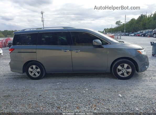 JN8AE2KP9H9167349 2017 NISSAN QUEST Серый Вид задней части салона