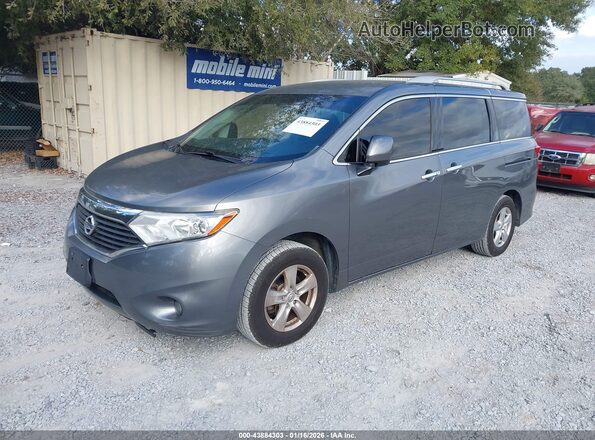 JN8AE2KP9H9167349 2017 NISSAN QUEST Серый Передняя левая четверть