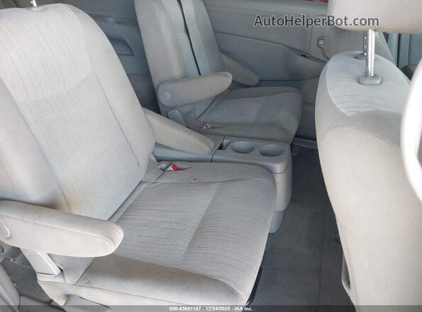 JN8AE2KPXH9165187 2017 NISSAN QUEST Silver Widok naklejki z numerem VIN