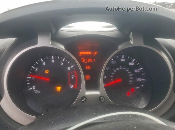 JN8AF5MR7GT609480 2016 NISSAN JUKE Silver Vista del cuadro de instrumentos
