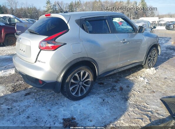 JN8AF5MV4HT752434 2017 NISSAN JUKE Серебряный Задняя правая четверть