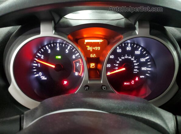 JN8AF5MV7GT658191 2016 NISSAN JUKE Blue Սարքավորումների վահանակի տեսք