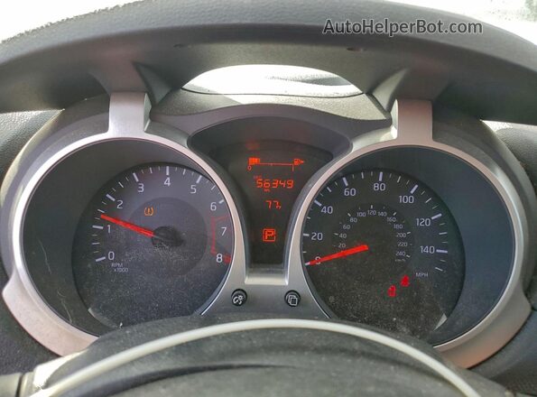 JN8AF5MV9HT750825 2017 NISSAN JUKE Silver Widok zestawu wskaźników