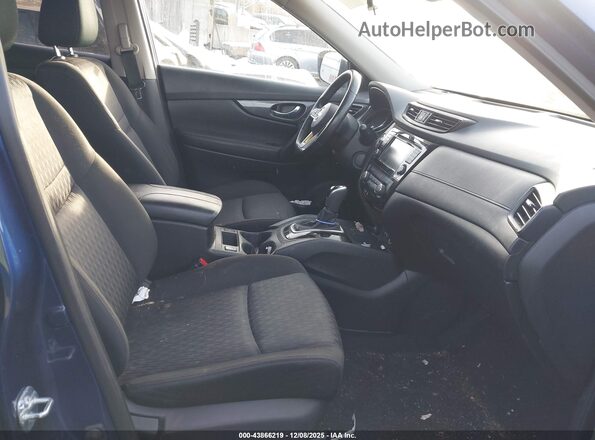 JN8AT2MV8KW397667 2019 NISSAN ROGUE Blue წინა სალონის ხედი