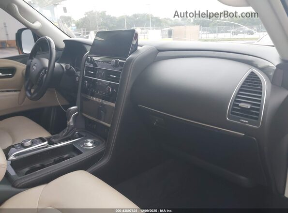 JN8AY2AC7M9147066 2021 NISSAN ARMADA Silver Սալոնի դիմացի տեսք