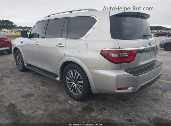 JN8AY2AC7M9147066 2021 NISSAN ARMADA Silver Հետևի ձախ