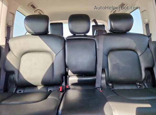 JN8AY2AC8N9162189 2022 NISSAN ARMADA Black Հետևի նստատեղերի տեսք