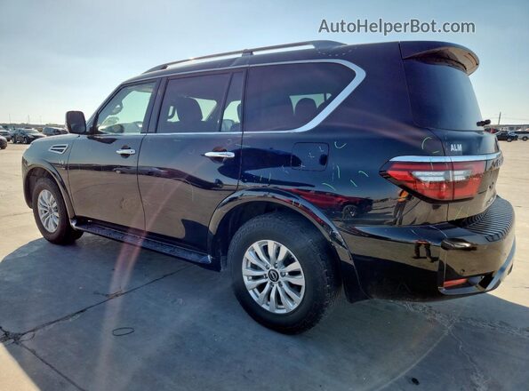JN8AY2AC8N9162189 2022 NISSAN ARMADA Black Հետևի ձախ