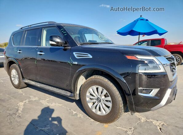 JN8AY2AC8N9162189 2022 NISSAN ARMADA Black Առջևի աջ