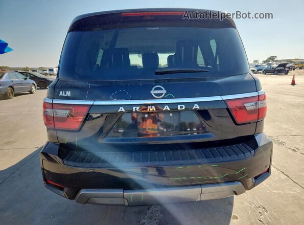 JN8AY2AC8N9162189 2022 NISSAN ARMADA Black Հետևի տեսք