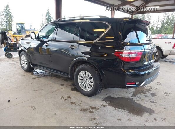 JN8AY2AD2M9661285 2021 NISSAN ARMADA Black Задня ліва чверть
