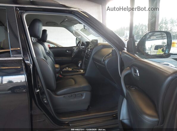 JN8AY2AD2M9661285 2021 NISSAN ARMADA Black Вид салону спереду