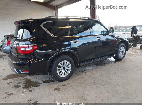 JN8AY2AD2M9661285 2021 NISSAN ARMADA Black Задня права чверть