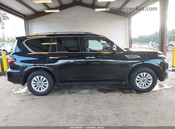 JN8AY2AD2M9661285 2021 NISSAN ARMADA Black Панорамний вид салону 360°