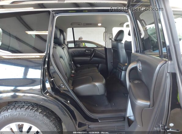 JN8AY2AD2M9661285 2021 NISSAN ARMADA Black Вид наклейки з VIN-кодом